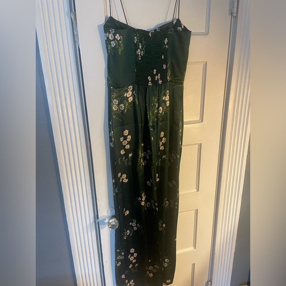 SOLD - Reformation Frankie Silk Green Dress - size 6 - Picture 4 of 7